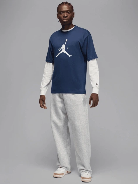 Koszulka męska bawełniana Jordan M J Jumpman Ss Hbr Tee IM9801-410 L Niebieska (198730664033) - obraz 3