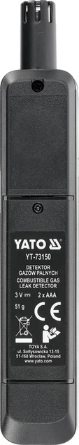 Kieszonkowy detektor gazów palnych YATO YT-73150 (5906083126680) - obraz 3