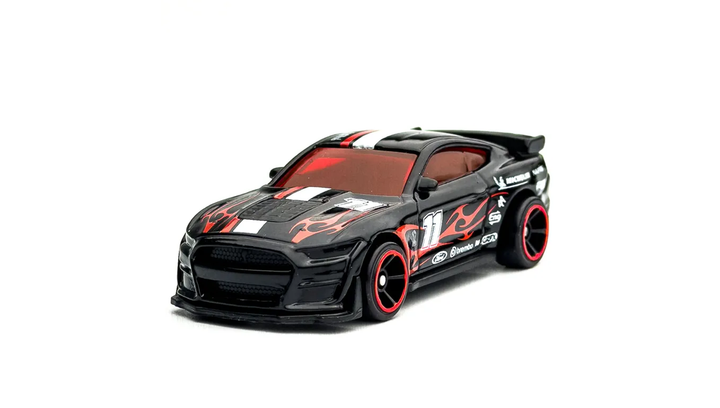 Машинка Базовая Hot Wheels 2020 Ford Mustang Shelby GT500 Nightspeed 1:64 JJK68 Black - Фото 2 Машинка Базовая Hot Wheels 2020 Ford Mustang Shelby GT500 Nightspeed 1:64 JJK68 Black - изображение 2