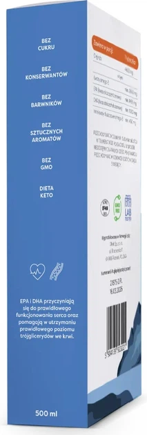 Харчова добавка Osavi Super Omega 3 2900 мг Лимон 500 мл (5904139923221) - зображення 4