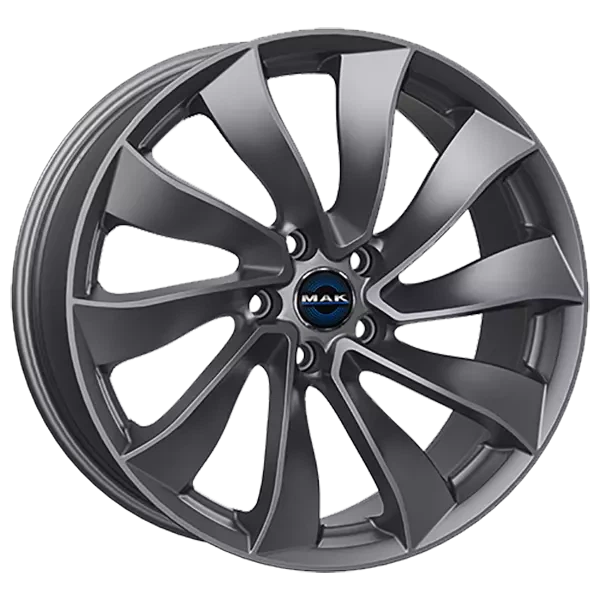 MAK TESLA SOLAR MAK SOLAR R19 W9,5 PCD5X114,3 ET45 DIA64,1 GLOSS GUN METALLIC - Фото 1 MAK TESLA SOLAR MAK SOLAR R19 W9,5 PCD5X114,3 ET45 DIA64,1 GLOSS GUN METALLIC - зображення 1