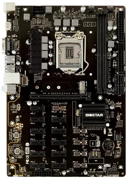 Материнська плата Biostar TB360-BTC PRO 2.0 (s1151, Intel B360, PCI-Ex16) - зображення 2