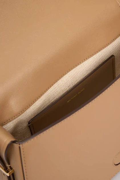 Жіноча бежева шкіряна сумка LYDIA Michael Kors OS 30R5GL0M2L - изображение 2
