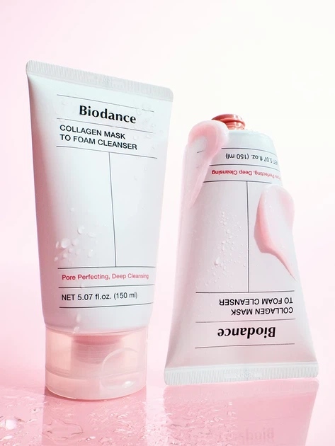 Маска-пенка Biodance Collagen Mask to Foam Cleanser 150 мл - изображение 4