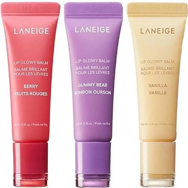 Набір бальзамів для губ Laneige Lip Glowy Balm Trio Set - Фото 1 Набір бальзамів для губ Laneige Lip Glowy Balm Trio Set - зображення 1