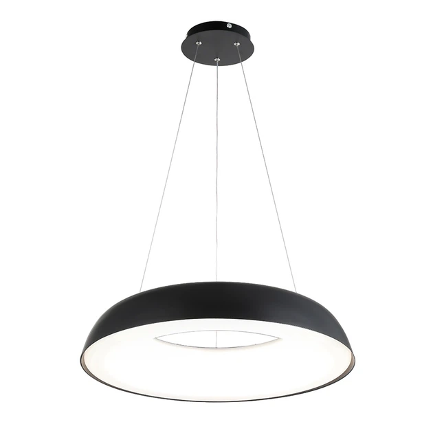 Люстра підвісна світлодіодна смарт LED-кільце Levistella 797MD6018 (580) BK чорна - зображення 2