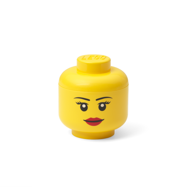 Pojemnik LEGO Głowa Mini Girl 360 ml (5711938033538) - obraz 2