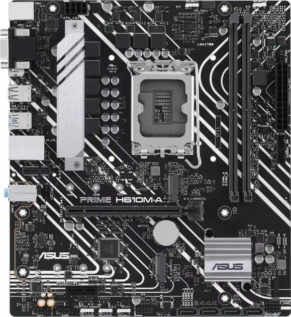 Материнська плата ASUS PRIME H610M-A R2.0 (s1700, Intel H610, PCI-Ex16) - зображення 2