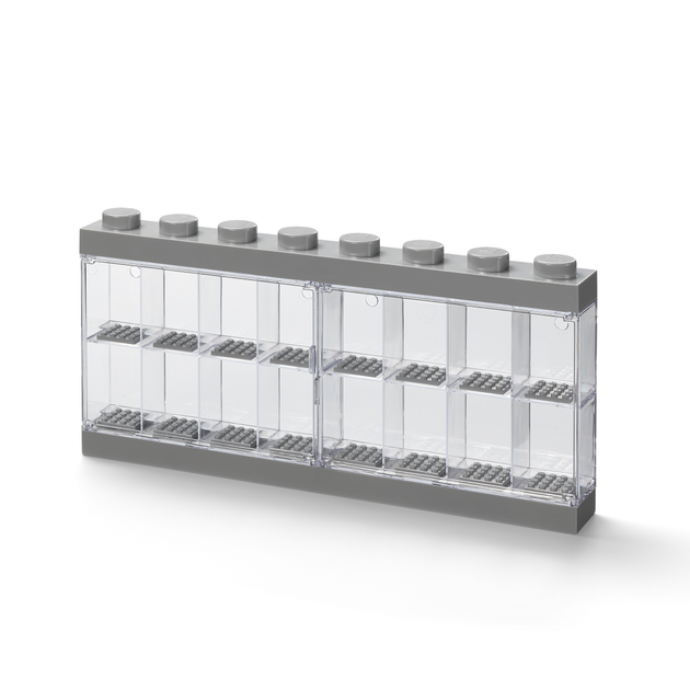 Gablotka LEGO na 16 minifigurek Szara (40660006) (5711938033026) - obraz 2