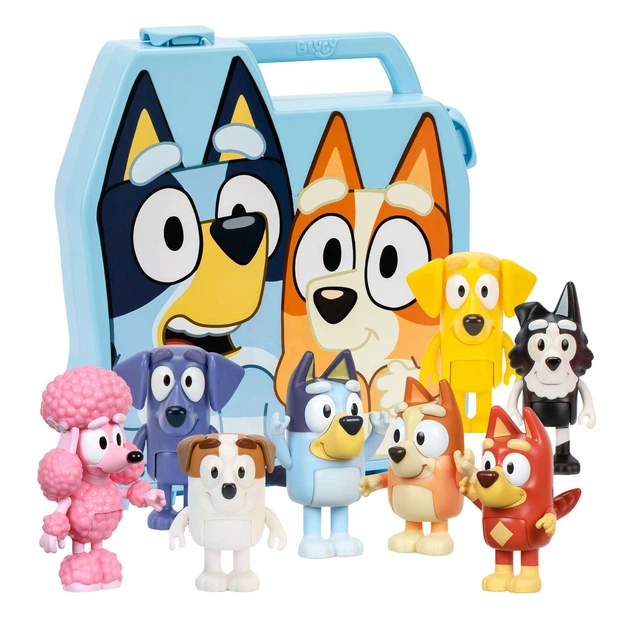 Ігровий набір Bluey валіза Play & Go з 8 фігурками 3680957 (0630996176382) - зображення 3