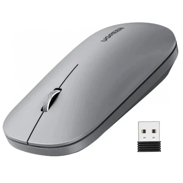 Маніпулятор миша UGREEN Portable Wireless Mouse (Gray) (UGR-90373) - зображення 2