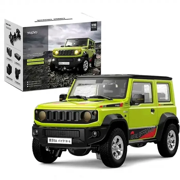 Радиоуправляемый автомобиль Suzuki Jimny 1:16 полный привод 4WD 600 мАч с эффектом дыма света и звука - Фото 1 Радиоуправляемый автомобиль Suzuki Jimny 1:16 полный привод 4WD 600 мАч с эффектом дыма света и звука - изображение 1