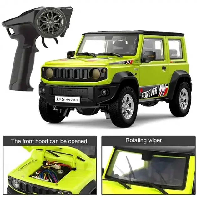 Радиоуправляемый автомобиль Suzuki Jimny 1:16 полный привод 4WD 600 мАч с эффектом дыма света и звука - Фото 3 Радиоуправляемый автомобиль Suzuki Jimny 1:16 полный привод 4WD 600 мАч с эффектом дыма света и звука - изображение 3