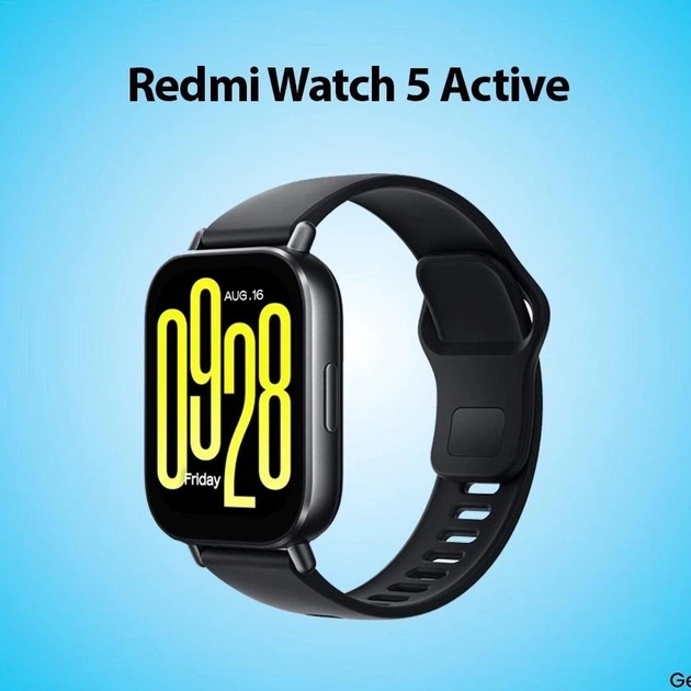 Смарт-годинник Redmi Watch 5 Active Black - Фото 2 Смарт-годинник Redmi Watch 5 Active Black - изображение 2