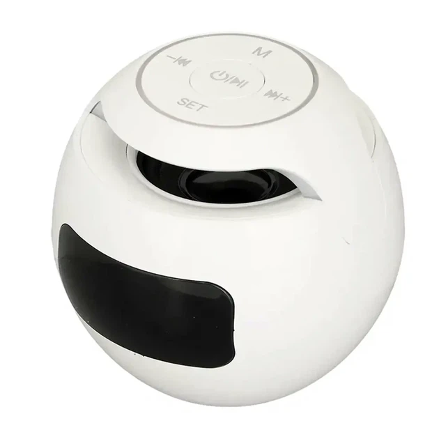 Бездротова Bluetooth колонка з годинником 5 Вт 120х120 мм micro USB біла Kimiso KMS-K12 - Фото 4 Бездротова Bluetooth колонка з годинником 5 Вт 120х120 мм micro USB біла Kimiso KMS-K12 - зображення 4