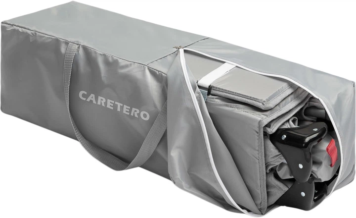 Дорожнє ліжечко Caretero Basic grey 124x65x74 см (5902021526963) - зображення 6