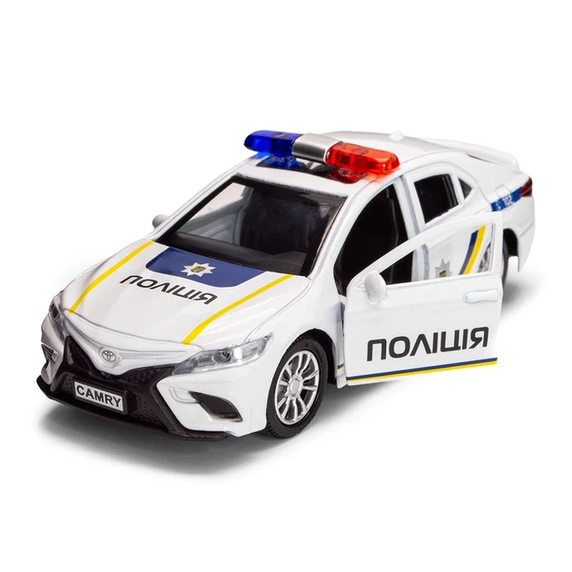 Автомодель дитяча Toyota Camry Поліція TechnoDrive KM250416 масштаб 1:43 - изображение 15