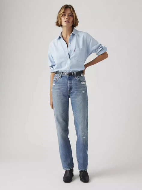 Jeansy regular fit damskie Levi`s 501® '90s A1959-0064 W32L30 Niebieskie (5401157986189) - obraz 3