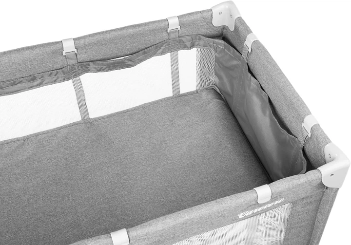 Дорожнє ліжечко Caretero Basic Plus grey 125×66 ×75.5 см (5903076300362) - зображення 4