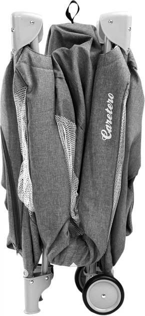 Дорожнє ліжечко Caretero Basic Plus graphite 125×66 ×75.5 см (5903076302564) - зображення 7