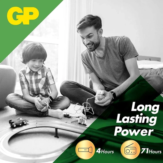Батарейки GP SUPER ALKALINE 1.5V AA 4 шт лужні LR6 для побутових приладів - зображення 3