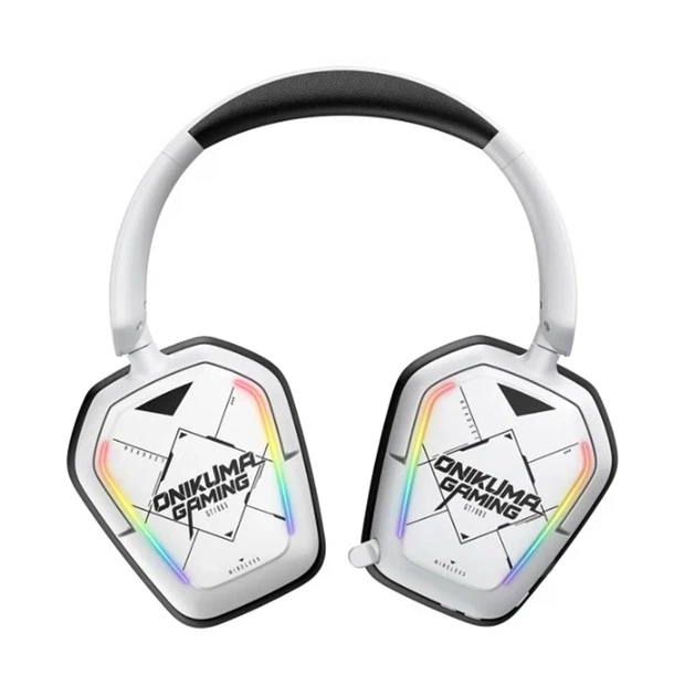Навушники Onikuma GT883 7.1 об'ємний звук 40 мм Bluetooth 5.4 білі - Фото 2 Навушники Onikuma GT883 7.1 об'ємний звук 40 мм Bluetooth 5.4 білі - зображення 2