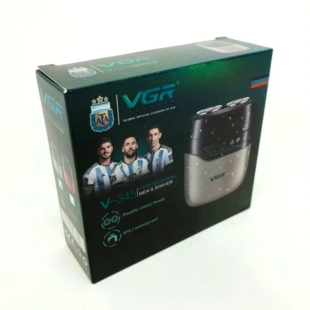 Электробритва VGR V-345 черная с защитой кожи и мощным мотором для комфортного бритья - изображение 7