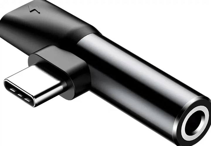 Адаптер Baseus L41 Type-C 3.5 мм чорний для заряджання та прослуховування музики - Фото 5 Адаптер Baseus L41 Type-C 3.5 мм чорний для заряджання та прослуховування музики - зображення 5