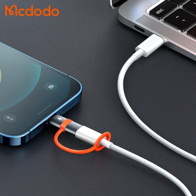 Адаптер McDodo Type-C to Lightning 36Вт быстрая зарядка черный OT-0510 - Фото 8 Адаптер McDodo Type-C to Lightning 36Вт быстрая зарядка черный OT-0510 - изображение 8