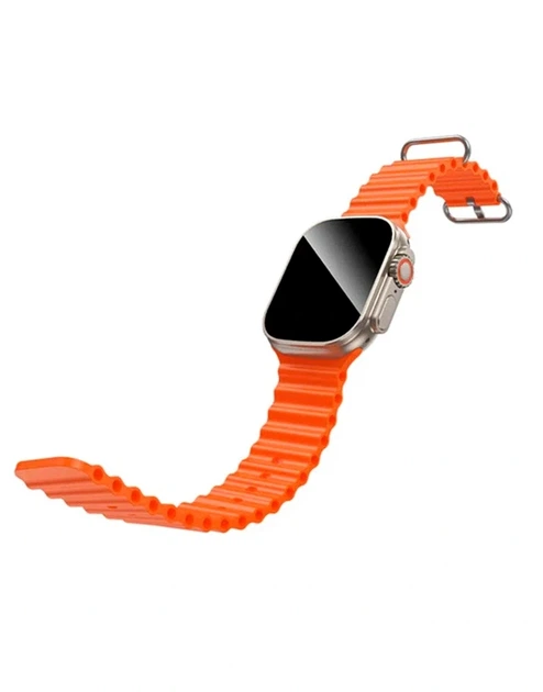Смарт-часы Hoco Y42 Ultra Smart Watch Titanium Gold 2.01 дюйма Bluetooth 5.3 пульсометр шагомер водозащита - изображение 3