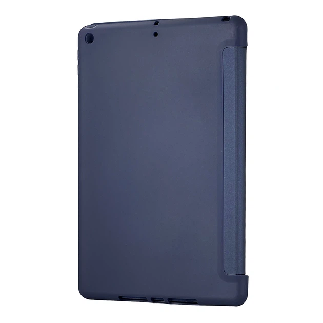 Чехол-книжка Smart Case силиконовый для iPad 7 8 9 10,2 дюйма 2019 2020 2021 темно-синий с защитой от ударов - изображение 4