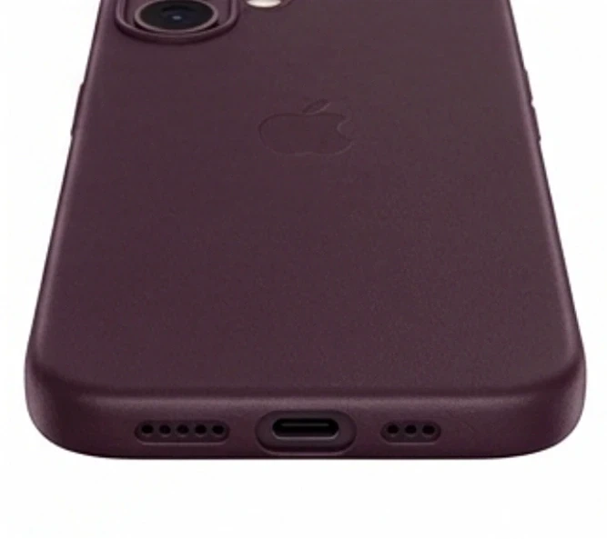 Чохол Leather Case з MagSafe для iPhone 17 шкірозамінник захист камери вишневий - Фото 5 Чохол Leather Case з MagSafe для iPhone 17 шкірозамінник захист камери вишневий - зображення 5