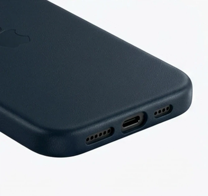 Чохол Leather Case з MagSafe для iPhone 17 Pro шкірозамінник захист камери зелений - зображення 6