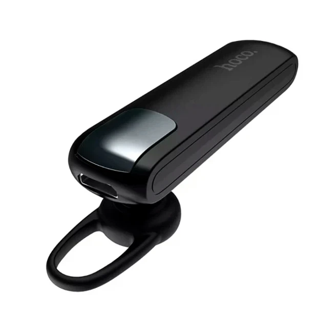 Беспроводная гарнитура Hoco E37 Gratified Bluetooth для разговоров и музыки с аккумулятором 170 мАч черная - изображение 4