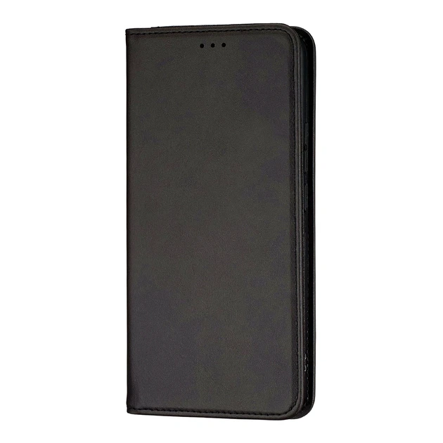 Чехол-книжка кожзам для Xiaomi Redmi Note 14 4G черный с защитой от повреждений - Фото 1 Чехол-книжка кожзам для Xiaomi Redmi Note 14 4G черный с защитой от повреждений - изображение 1