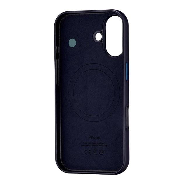 Чохол Leather Case з MagSafe для iPhone 17 темно-синій із захистом камери та стильним дизайном - Фото 3 Чохол Leather Case з MagSafe для iPhone 17 темно-синій із захистом камери та стильним дизайном - зображення 3