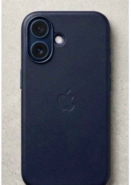 Чохол Leather Case з MagSafe для iPhone 17 темно-синій із захистом камери та стильним дизайном - Фото 7 Чохол Leather Case з MagSafe для iPhone 17 темно-синій із захистом камери та стильним дизайном - зображення 7