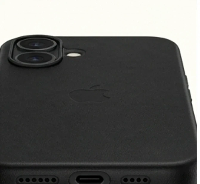 Чохол Leather Case з MagSafe для iPhone 17 шкірозамінник захист камери чорний - Фото 5 Чохол Leather Case з MagSafe для iPhone 17 шкірозамінник захист камери чорний - зображення 5