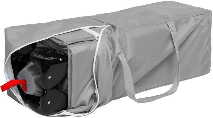 Дорожнє ліжечко Caretero Esti Grey 3в1 126×65×74 см (5908310386782) - зображення 8