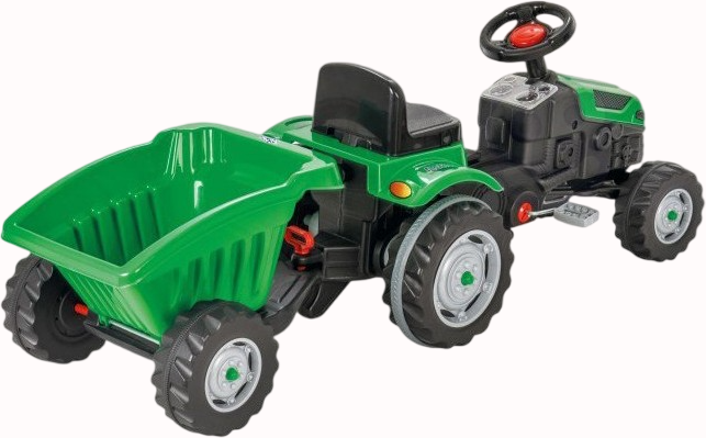 Traktor na pedały Woopie Farmer GoTrac MAXI z Przyczepą (5904326941434) - obraz 2