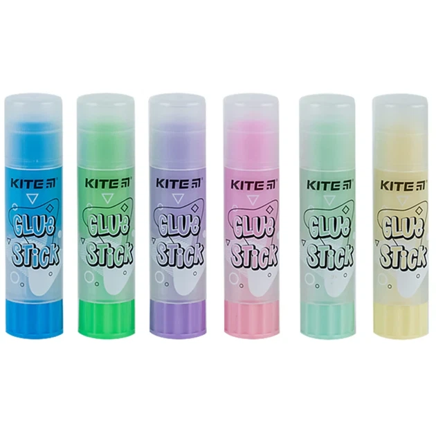 Клей-карандаш PVP Kite Colorful, 15 г (K24-1132) - Фото 3 Клей-карандаш PVP Kite Colorful, 15 г (K24-1132) - изображение 3