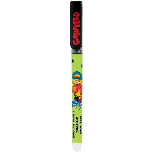 Ручка гелевая "пиши-стирай" Kite Garfield GF26-069, синяя, 2 шт. в пенале - изображение 2