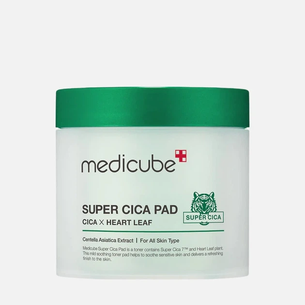 Тонер-педы Medicube с центеллой Super Cica Toner Pad - Фото 1 Тонер-педы Medicube с центеллой Super Cica Toner Pad - изображение 1