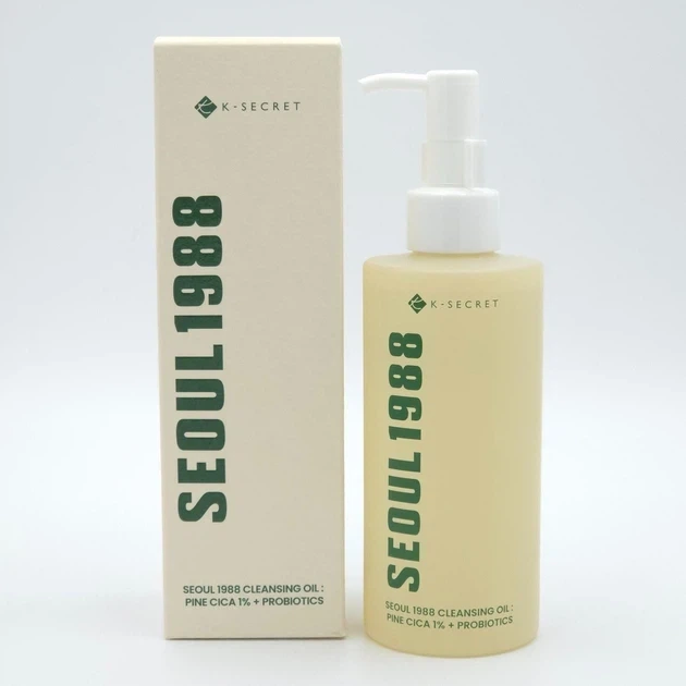 Гідрофільна олія для очищення обличчя K-Secret Seoul 1988 Cleansing Oil Pine Cica 1% + Probiotics 200ml - Фото 2 Гідрофільна олія для очищення обличчя K-Secret Seoul 1988 Cleansing Oil Pine Cica 1% + Probiotics 200ml - зображення 2