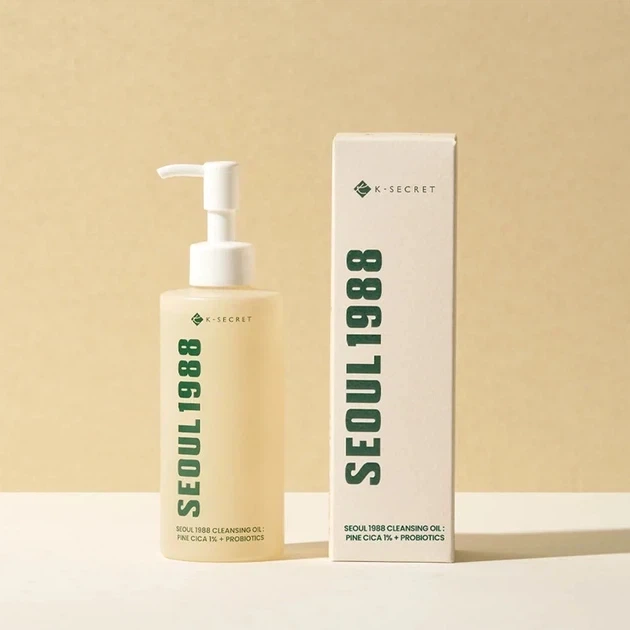 Гідрофільна олія для очищення обличчя K-Secret Seoul 1988 Cleansing Oil Pine Cica 1% + Probiotics 200ml - Фото 3 Гідрофільна олія для очищення обличчя K-Secret Seoul 1988 Cleansing Oil Pine Cica 1% + Probiotics 200ml - зображення 3