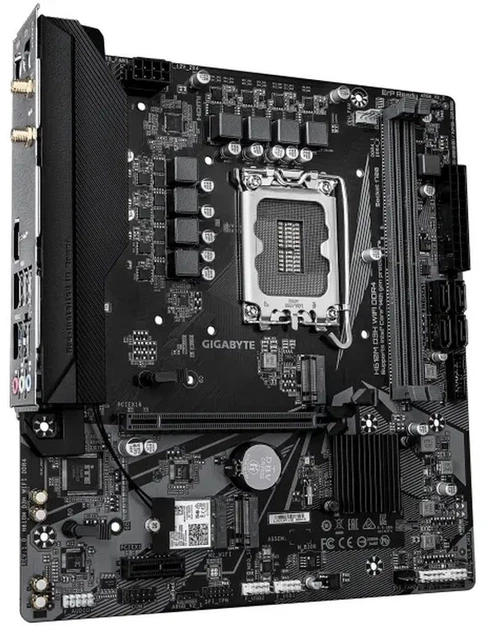 Материнська плата Gigabyte H610M D3H WIFI DDR4 (s1700, Intel H610, PCI-Ex16) - зображення 2