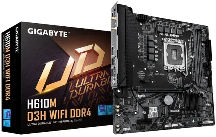 Материнська плата Gigabyte H610M D3H WIFI DDR4 (s1700, Intel H610, PCI-Ex16) - зображення 4