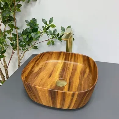Умивальник (раковина) VBI AREZZO WOOD MATT накладний - изображение 3