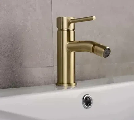Змішувач для біде REA LUNGO BRUSHED GOLD матове золото - изображение 2