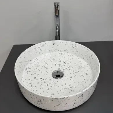 Умивальник (раковина) VBI BARI S GREY MOSAIC накладний - изображение 5